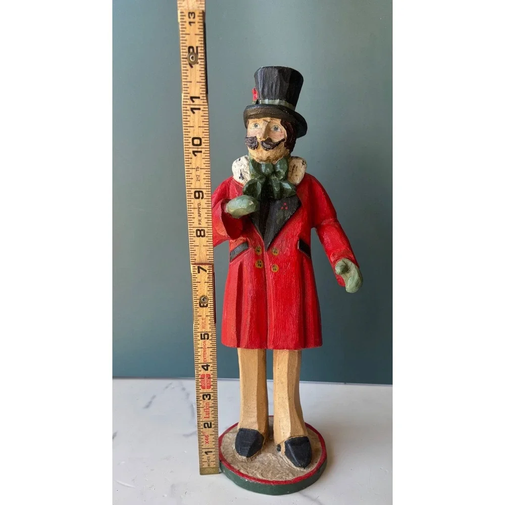 Vintage 1991 House of Hatten Victorian Gentleman Christmas Figurine 12 inch